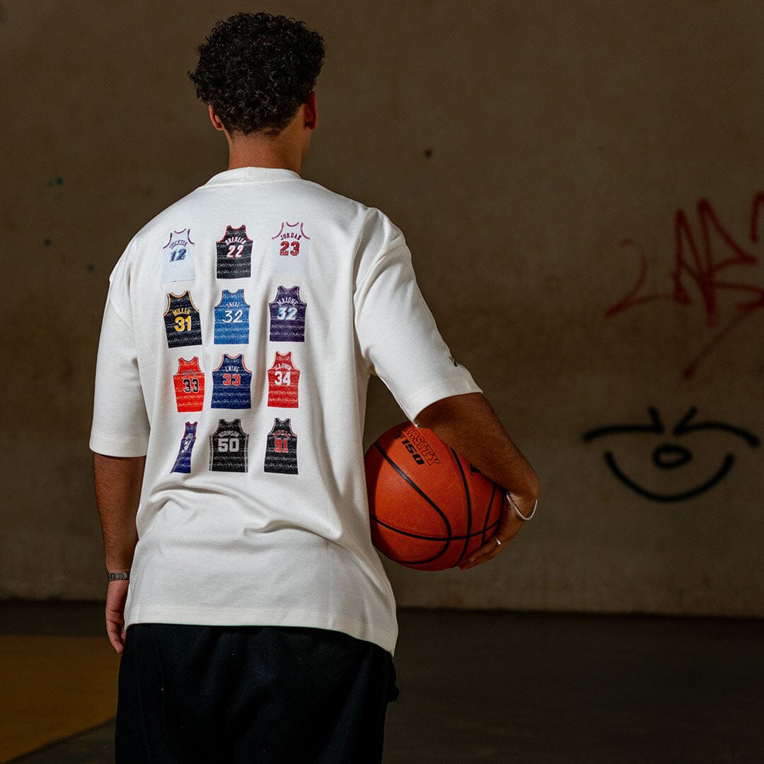 Camiseta Over - 90s Icons - Off-white