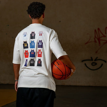 Camiseta Over - 90s Icons - Off-white