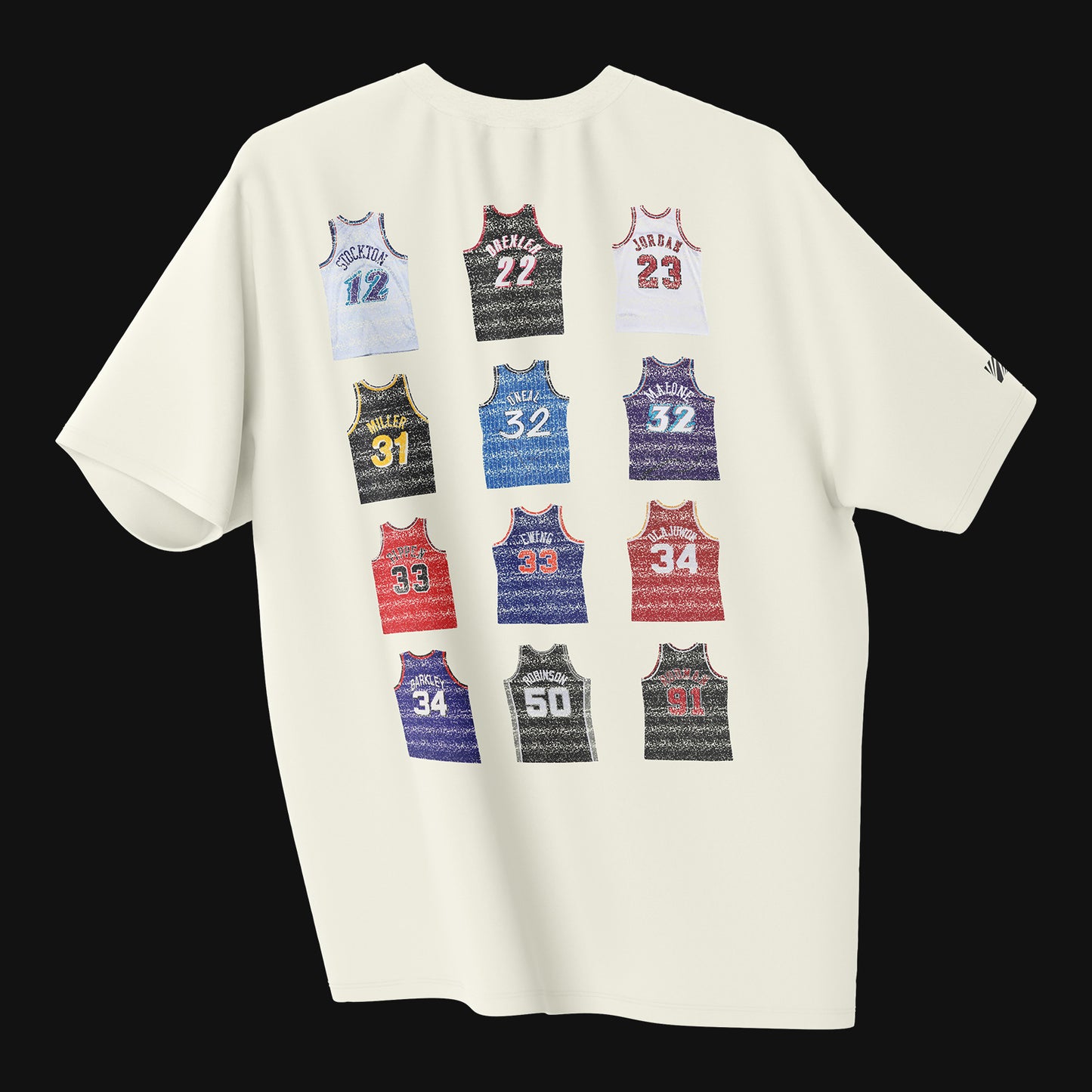 Camiseta Over - 90s Icons - Off-white