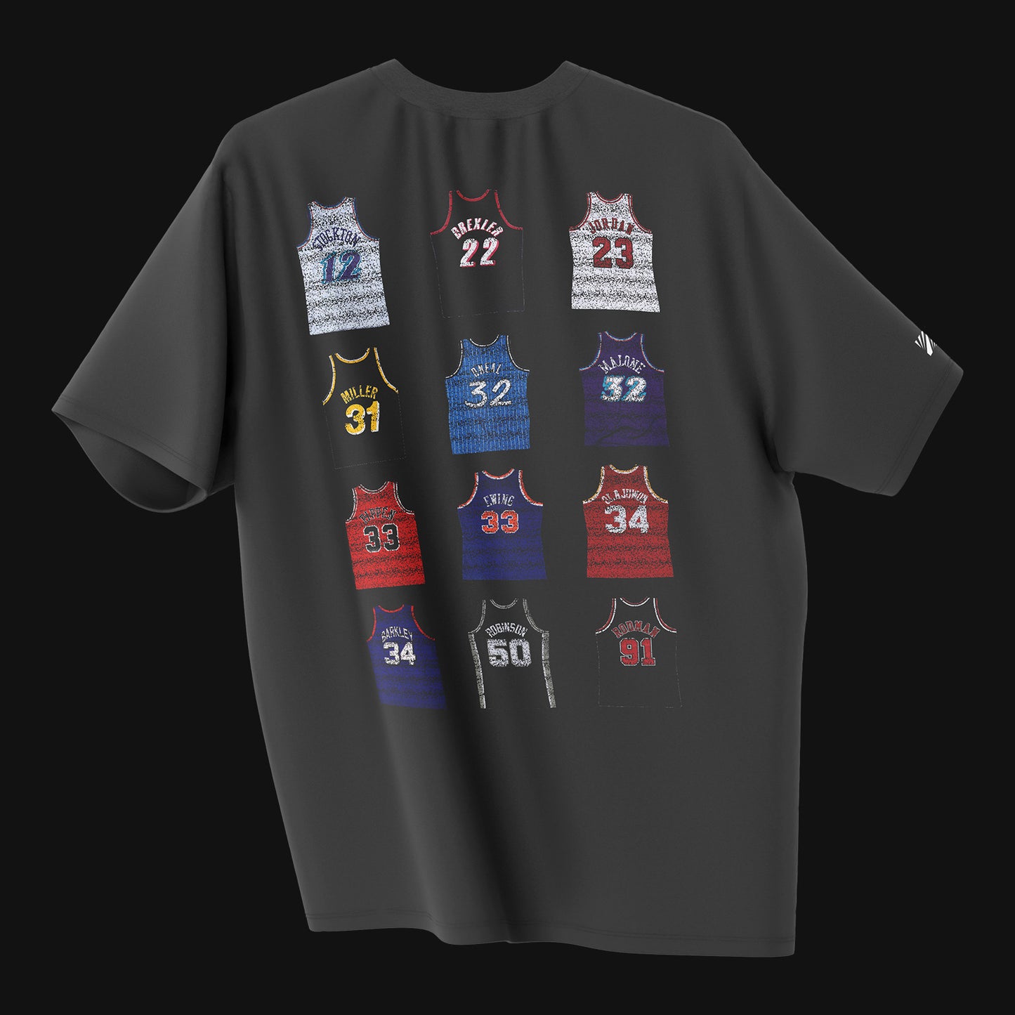Camiseta Over - 90s Icons - Preta