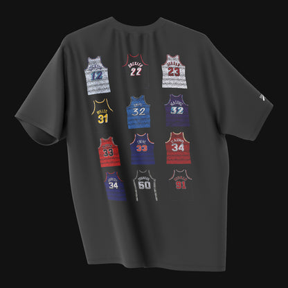 Camiseta Over - 90s Icons - Preta