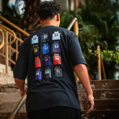 Camiseta Over - 90s Icons - Preta