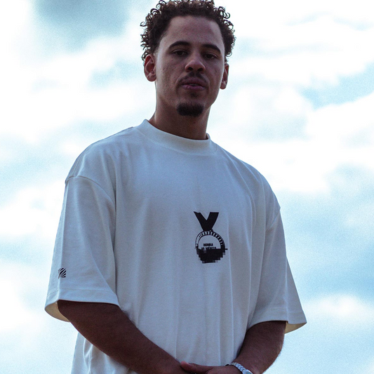 Camiseta Over - Loading Memories - Off-white - Apenas Frente