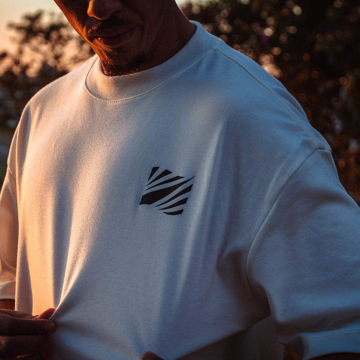 Camiseta Over - Brasilian Childhood - Off-white