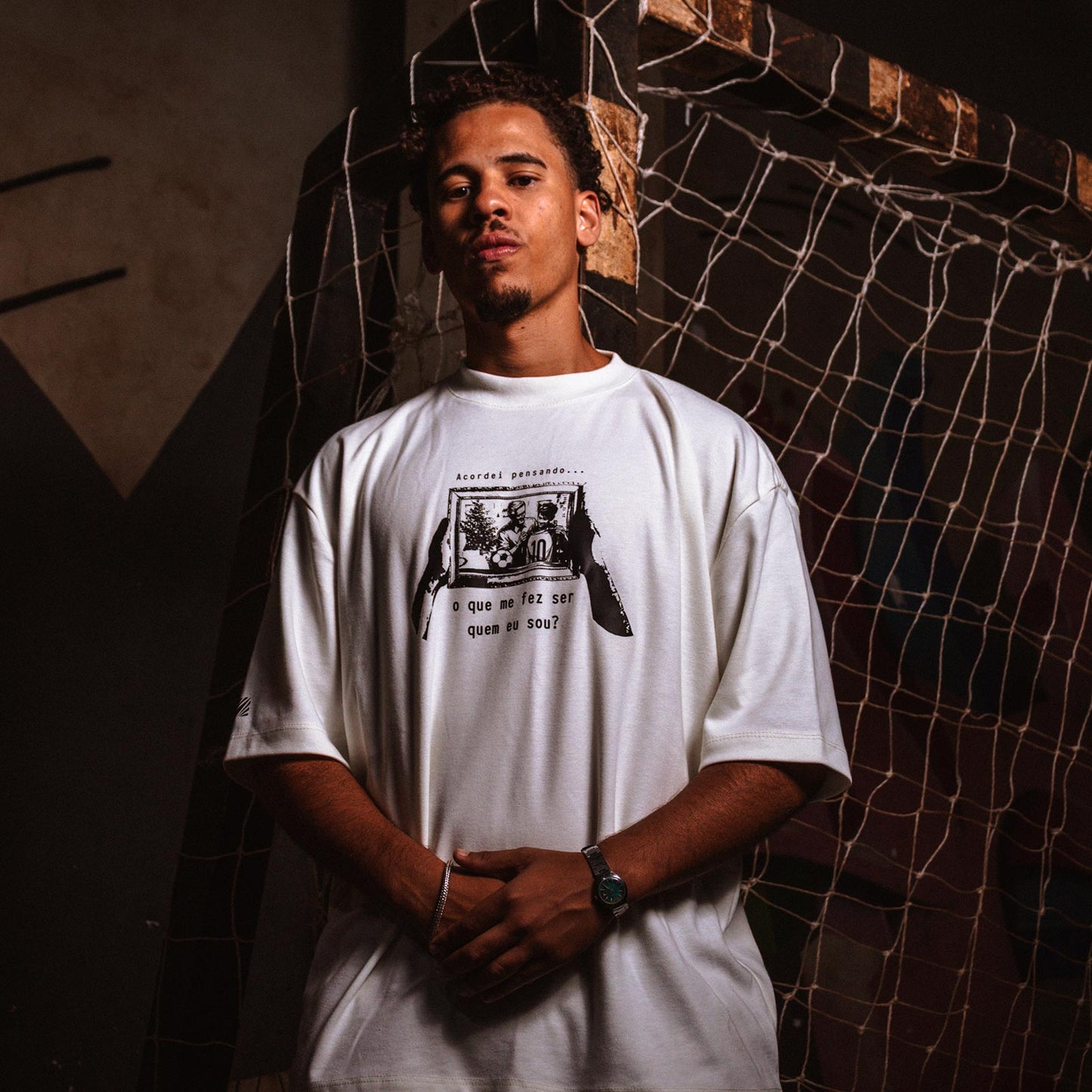 Camiseta Over - Legado - Off-white