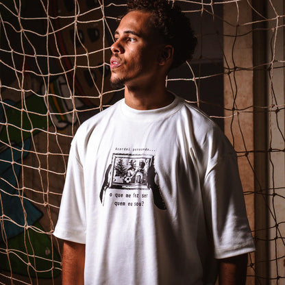 Camiseta Over - Legado - Off-white