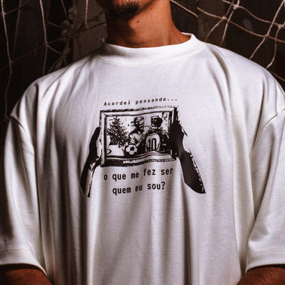 Camiseta Over - Legado - Off-white