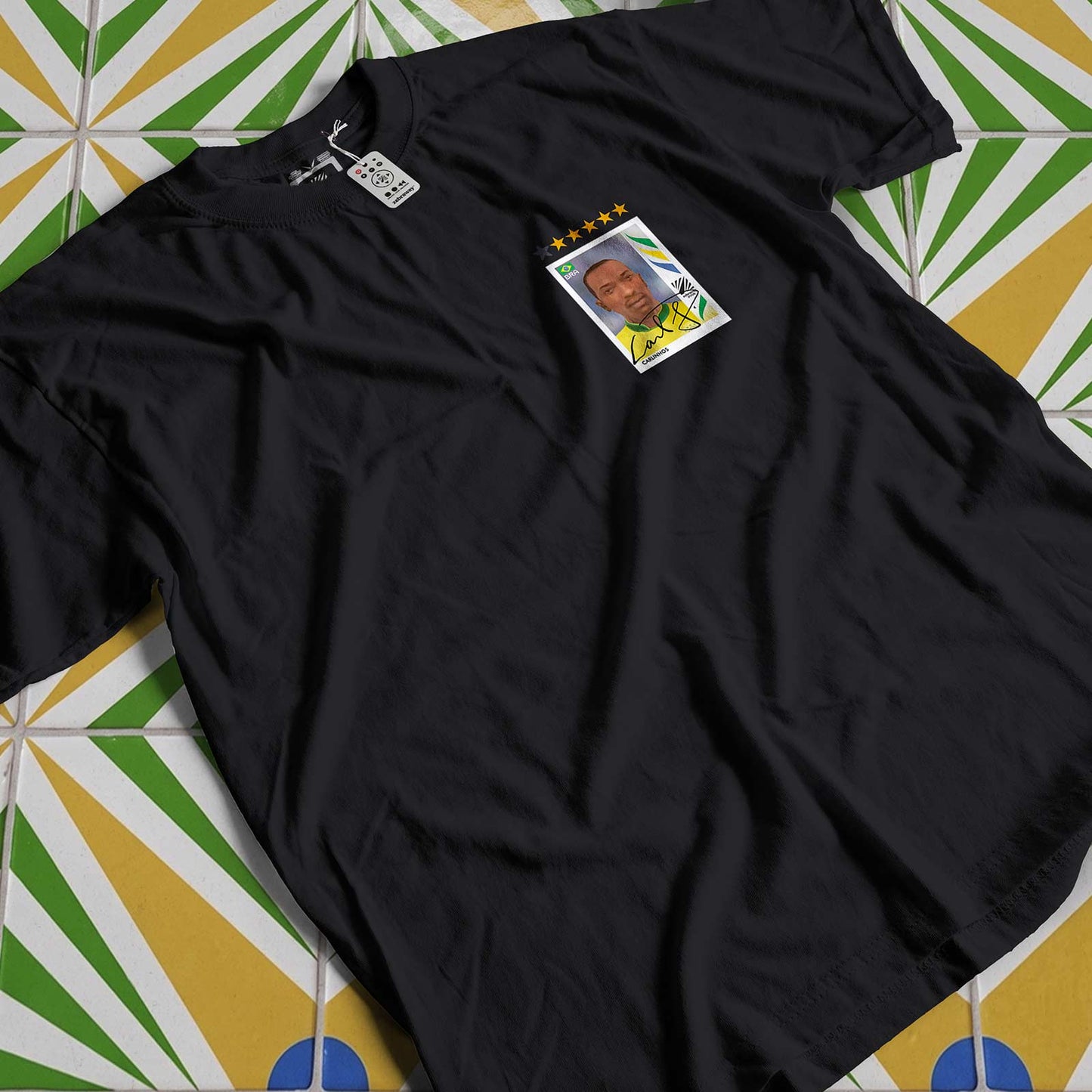 Camiseta Over - Procura-se Craque - Preta