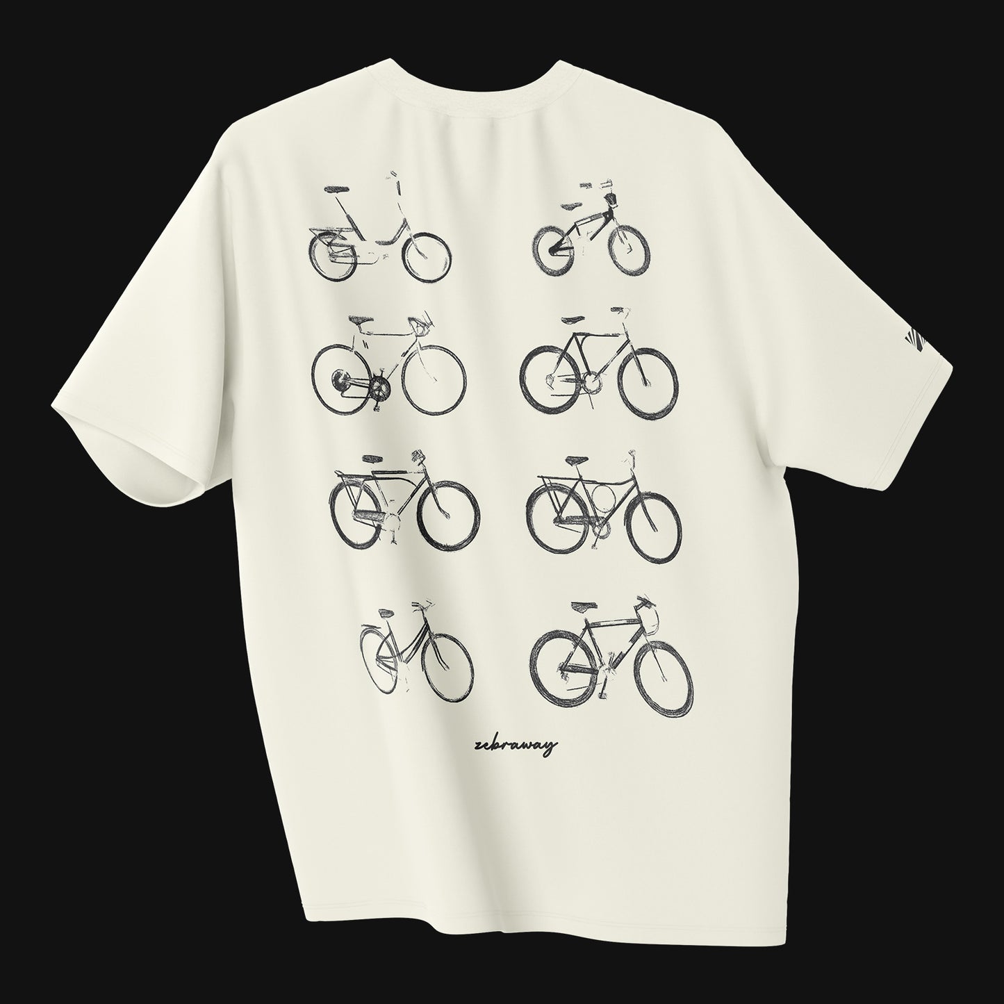 Camiseta Over - Quem aprende nunca esquece - Off-white
